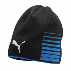 Puma Кепки Liga Reversible Beanie Black Blue 022357 02 цена и информация | Мужские шарфы, шапки, перчатки | kaup24.ee