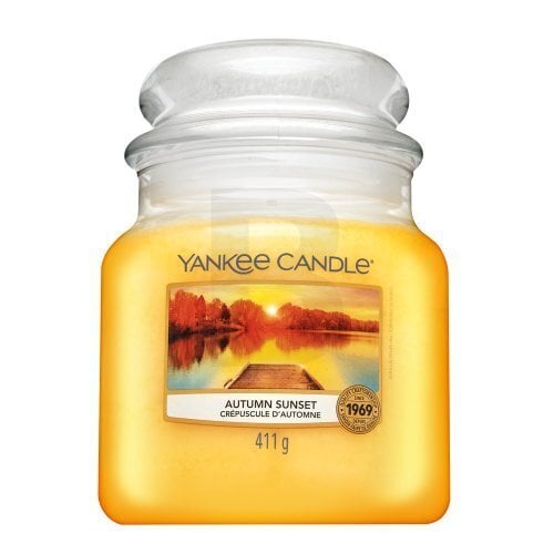 Yankee Candle Autumn Sunset 411 g цена и информация | Küünlad, küünlajalad | kaup24.ee