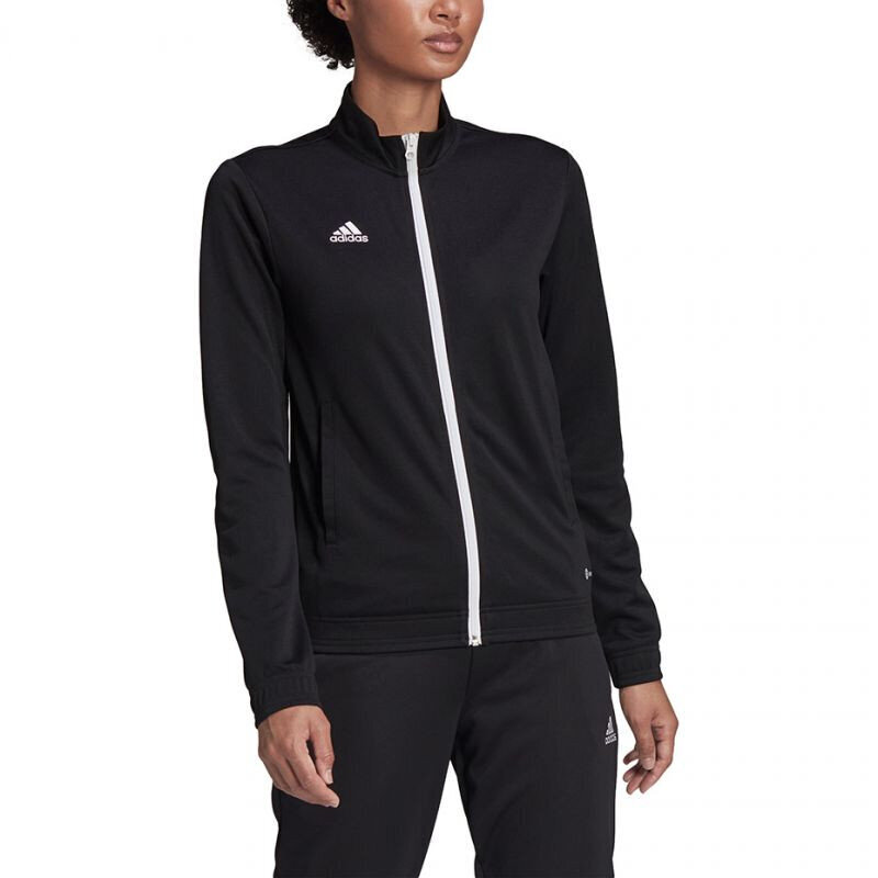 Dressipluus naistele Adidas Entrada 22 Track Jacket W H57525, must hind ja info | Naiste pusad | kaup24.ee