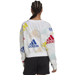 Толстовка без капюшона женская Adidas Essentials Multi-Coloured Белый цена и информация | Спортивная одежда для женщин | kaup24.ee