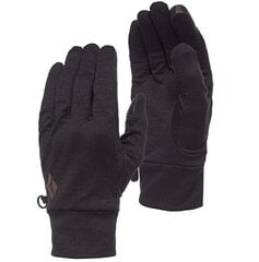 Black Diamond Unisex Lightweight Wooltech 801006 Ski Gloves Hall Tumehall XS, hind ja info | Naiste suusariided | kaup24.ee