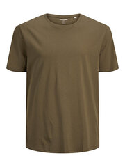 Meeste T-särk JJEORGANIC Regular Fit 12158482 Olive Night hind ja info | Meeste T-särgid | kaup24.ee