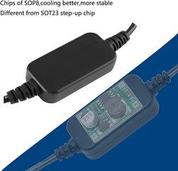 WareMew 5 v USB PLUE 12 V sigaretisüütaja (väljund: 12 V 8W Max) Naismuundur autosingurite jaoks DRAVE DROUND DVR hind ja info | Turvasüsteemid ja 12V seadmed | kaup24.ee