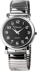 Classix Men-Clock Birstwatch Zugarmband Metal Analog Quartz 2700008-001 B07RG7R42S цена и информация | Мужские часы | kaup24.ee