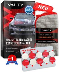 Ivaality® 100% puhas magnetilise numbrimärgi omanik-raamita magnetomanik 1x numbrimärgi jaoks-autoosi praktikantide jaoks hind ja info | Lisaseadmed | kaup24.ee