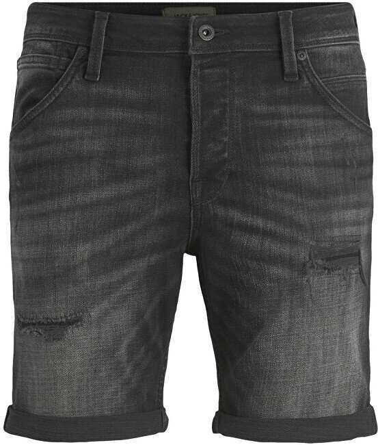 Meeste lühikesed püksid JJIRICK Regular Fit 12201634 Black Denim hind ja info | Meeste lühikesed püksid | kaup24.ee