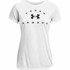 Футболка с коротким рукавом женская Under Armour Tech Solid Белый цена и информация | Женские футболки | kaup24.ee