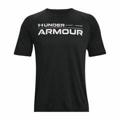 Lühikeste varrukatega T-särk Under Armour Wordmark Must hind ja info | Meeste T-särgid | kaup24.ee