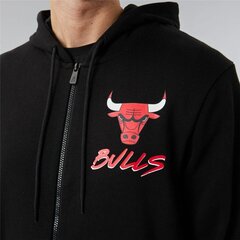 Мужская спортивная куртка New Era Chicago Bulls Чёрный цена и информация | Мужские толстовки | kaup24.ee