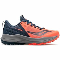 Беговые кроссовки для взрослых Saucony Trail Xodus Ultra Женщина Оранжевый цена и информация | Спортивная обувь, кроссовки для женщин | kaup24.ee