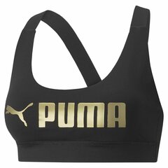 Спортивный бюстгальтер Puma Чёрный Позолоченный Разноцветный цена и информация | Спортивная одежда для женщин | kaup24.ee