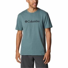 Футболка с коротким рукавом мужская Columbia CSC Basic Logo Циановый цена и информация | Мужские футболки | kaup24.ee