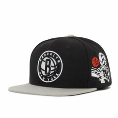 Spordimüts Mitchell & Ness Brooklyn Must (Üks suurus) hind ja info | Naiste mütsid ja peapaelad | kaup24.ee