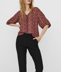 Vero Moda Женщины Rosey 10237973 34 Sleeve Tops Бордовый S цена и информация | Женские блузки, рубашки | kaup24.ee