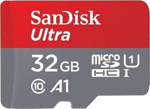 Atmiņas karte SanDisk Ultra microSDHC 32GB цена и информация | Карты памяти для телефонов | kaup24.ee