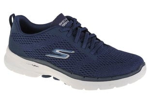 Skechers Go Walk 6 - Bold Vision, Naiste tossud, Sinine hind ja info | Naiste spordi- ja vabaajajalatsid | kaup24.ee