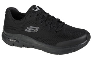 Skechers Arch Fit, Meeste tossud, Must värv hind ja info | Spordi- ja vabaajajalatsid meestele | kaup24.ee