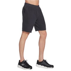 Skechers Explore Short, Men's shorts, Must värv цена и информация | Мужские шорты | kaup24.ee