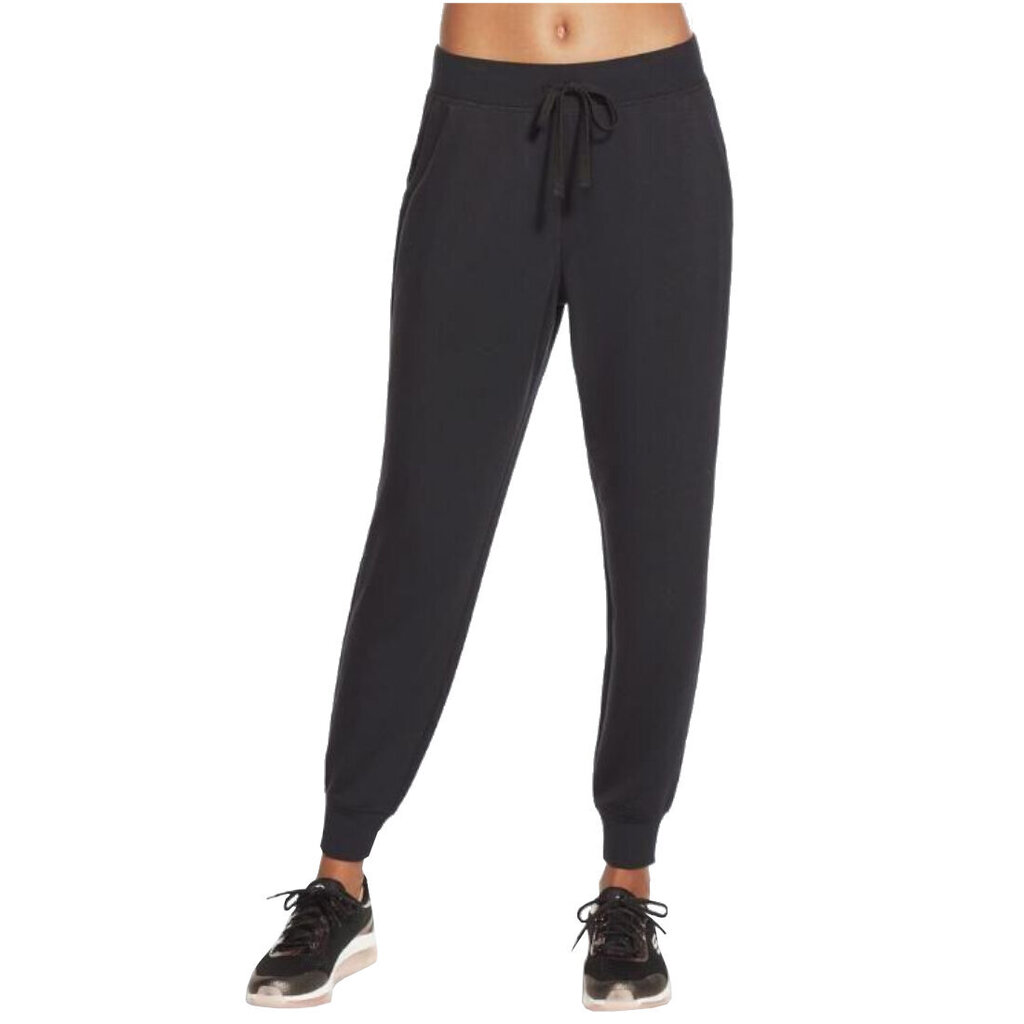 Skechers Restful Jogger Pant, Naiste püksid, Must värv hind ja info | Naiste spordiriided | kaup24.ee