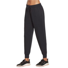 Skechers Restful Jogger Pant, Naiste püksid, Must värv цена и информация | Спортивная одежда для женщин | kaup24.ee