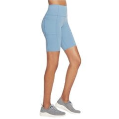 Женские шорты Skechers Go Walk High Waisted Bike Short, синие цена и информация | Спортивная одежда для женщин | kaup24.ee