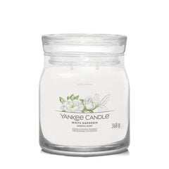 Yankee Candle SIGNATURE Medium WHITE GARDENIA hind ja info | Küünlad, küünlajalad | kaup24.ee