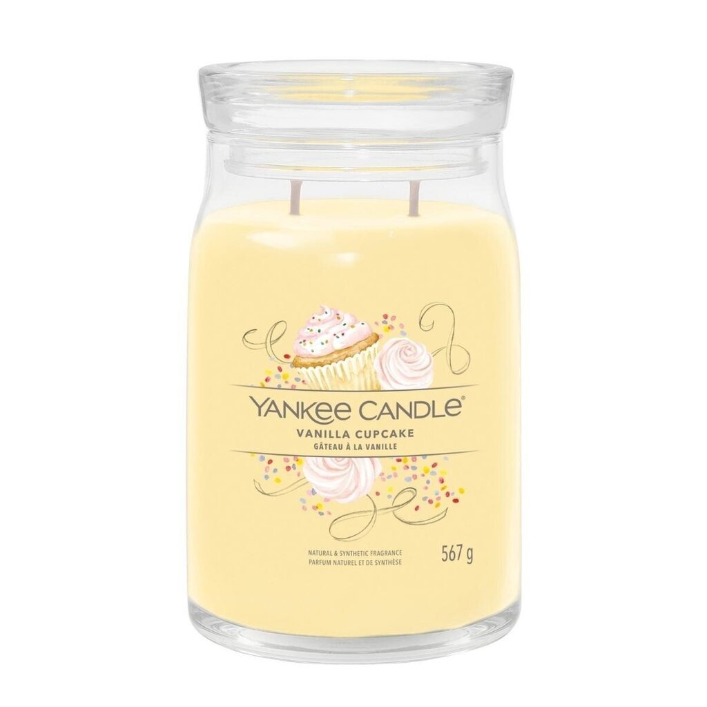 Vanilla Cupcake - Yankee Candle suur küünal hind ja info | Küünlad, küünlajalad | kaup24.ee