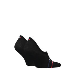 Sokid TOMMY HILFIGER Footie 2 Pack Stripe Black 701222189-003 hind ja info | Meeste sokid | kaup24.ee