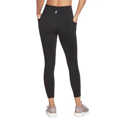 Skechers Go Walk High Waisted 7/8 Legging, Women's leggings, Must värv цена и информация | Спортивная одежда для женщин | kaup24.ee