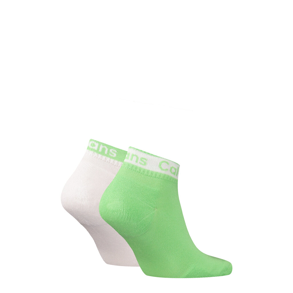 Sokid CALVIN KLEIN Lime White 2 Pck 701223257-003 hind ja info | Meeste sokid | kaup24.ee