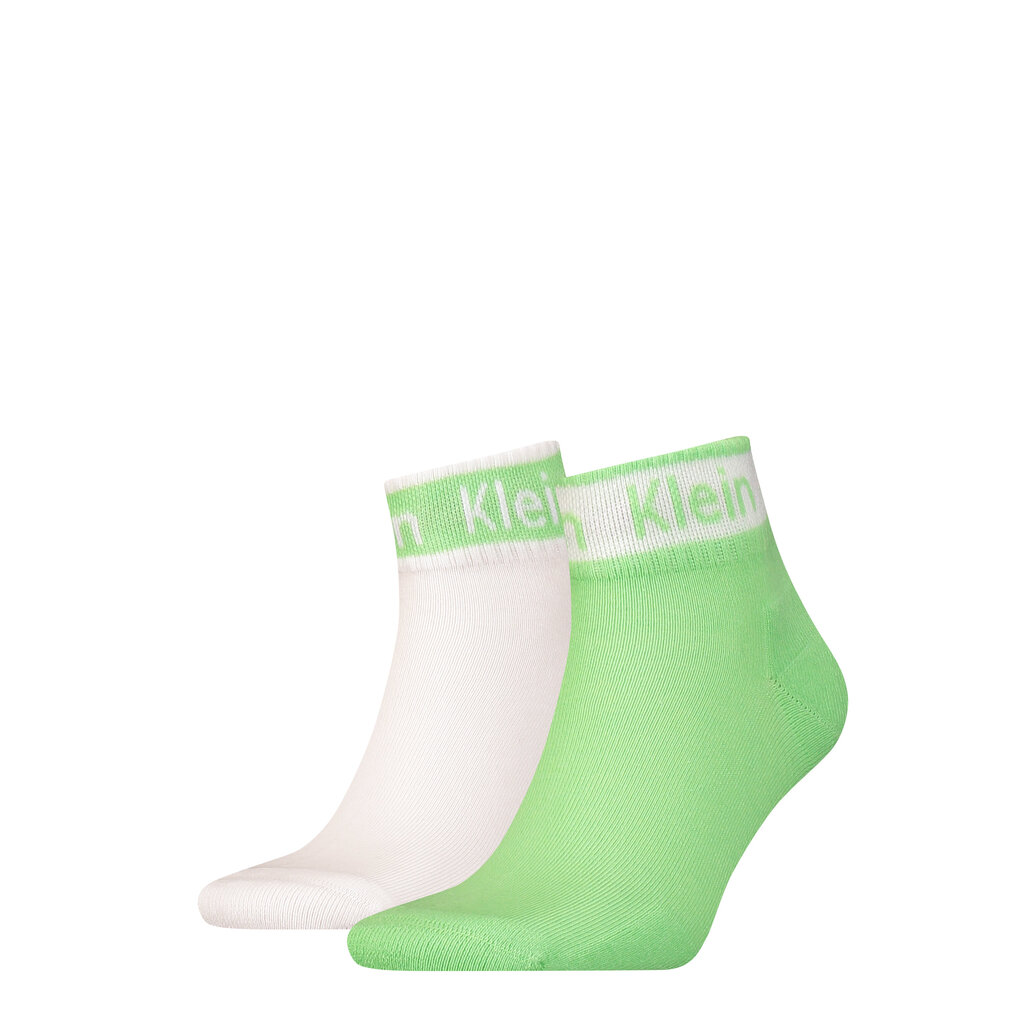 Sokid CALVIN KLEIN Lime White 2 Pck 701223257-003 hind ja info | Meeste sokid | kaup24.ee