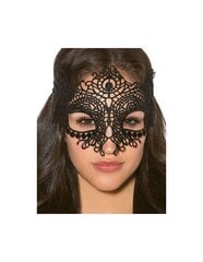 QUEEN LINGERIE BLACK LACE MASK ONE SIZE цена и информация | БДСМ и фетиш | kaup24.ee