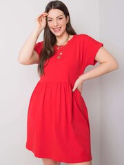 Женское платье Basic Feel Good, красное цена и информация | Платья | kaup24.ee