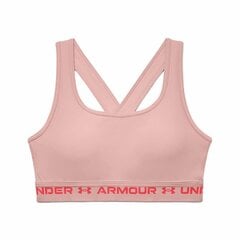 Спортивный бюстгальтер Under Armour  Crossback Mid Розовый цена и информация | Спортивная одежда для женщин | kaup24.ee