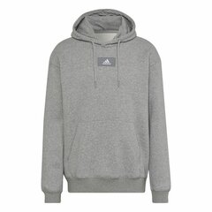 Толстовка с капюшоном мужская Adidas FeelVivid Fleece Drop Серый цена и информация | Мужские толстовки | kaup24.ee