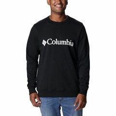 Dressipluus ilma kapuutsita, meeste Columbia Logo Fleece Crew Must hind ja info | Meeste pusad | kaup24.ee