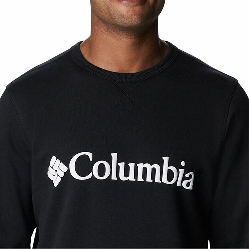 Dressipluus ilma kapuutsita, meeste Columbia Logo Fleece Crew Must цена и информация | Meeste pusad | kaup24.ee