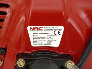 Бензиновый триммер NAC BP517-20-V цена и информация | Триммеры | kaup24.ee