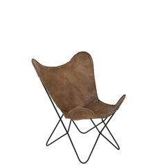 Кресло Butterfly коричневое цена и информация | Кресла в гостиную | kaup24.ee