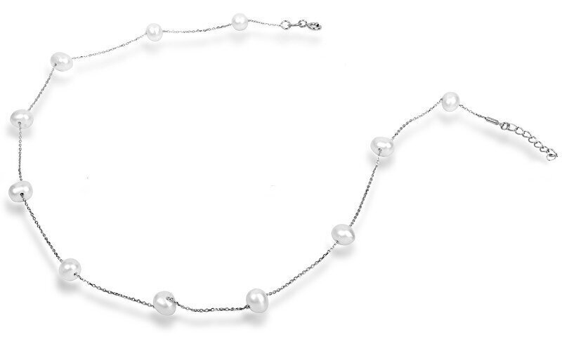 JwL Luxury Pearls Kaelakee on valmistatud õrnast 11 ehtsast pärlist JL0355 цена и информация | Kaelakeed | kaup24.ee