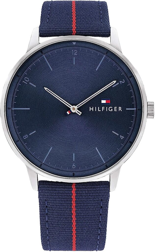 Tommy Hilfiger Men Analog Quartzi kell nailonkäevõruga 1791844 B08X4NQVJR цена и информация | Meeste käekellad | kaup24.ee