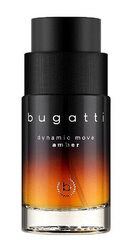 Tualettvesi Bugatti Dynamic Move Amber EDT meestele, 100 ml hind ja info | Meeste parfüümid | kaup24.ee