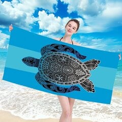 Пляжное полотенце Turtle, 100x180 см цена и информация | Полотенца | kaup24.ee