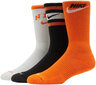 Nike Sokid U Nk Ed Pls Csh Cwr 3P White Black Orange DX7665 903 DX7665 903/34-38 цена и информация | Meeste sokid | kaup24.ee