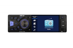 Akai CA015A-4108S auto meedia vastuvõtja Must 100 W Bluetooth hind ja info | Autoraadiod, multimeedia | kaup24.ee