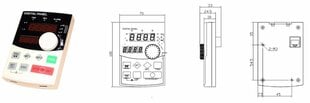 Ühefaasiline inverter 4kW - FA-1LO40 hind ja info | Muundurid, inverterid | kaup24.ee