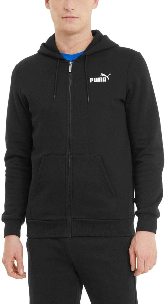 Puma Džemprid Ess Small Logo Fz Black 586702 01 586702 01/3XL hind ja info | Meeste pusad | kaup24.ee