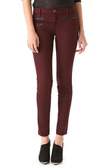 J Brand Naised Zoey 821O241 Kitsad teksad Punane Maroon 26W A90306502/26 hind ja info | Naiste teksad | kaup24.ee