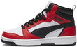 Puma Jalatsid Rebound V6 Mid Jr White Red Black 393831 03 393831 03/3.5 hind ja info | Spordi- ja vabaajajalatsid meestele | kaup24.ee