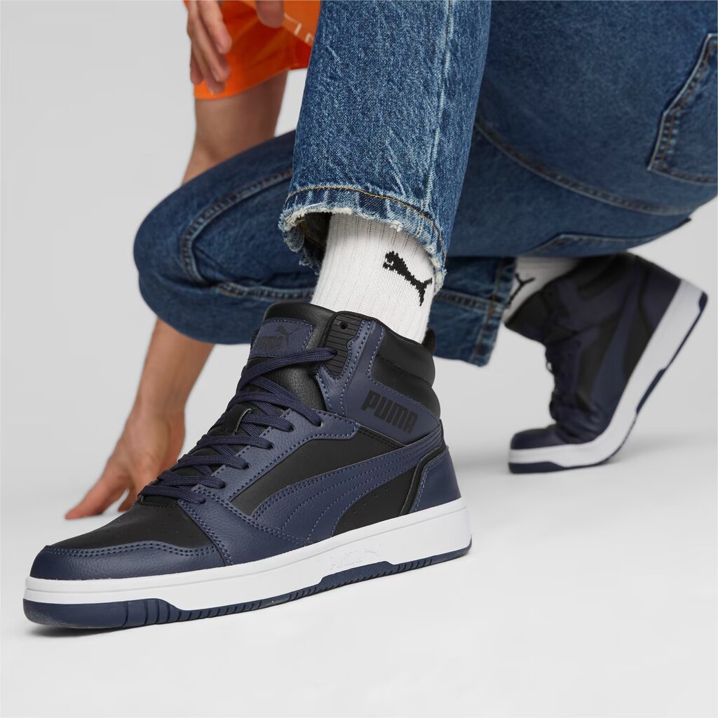 Puma Jalatsid Rebound V6 Blue Black 392326 08 цена и информация | Spordi- ja vabaajajalatsid meestele | kaup24.ee